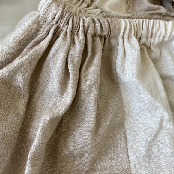 (BRAND NEW) DESSERT SAND SUMMER DRESS - 100% LINEN + REVERSIBLE (XS) - Picture 7 of 8